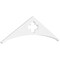 Ekena Millwork Pitch Turner Architectural Grade PVC Gable Pediment, 48"W x 14"H x 1"P (7/12) GPP048X014X100TUR - alternate 1
